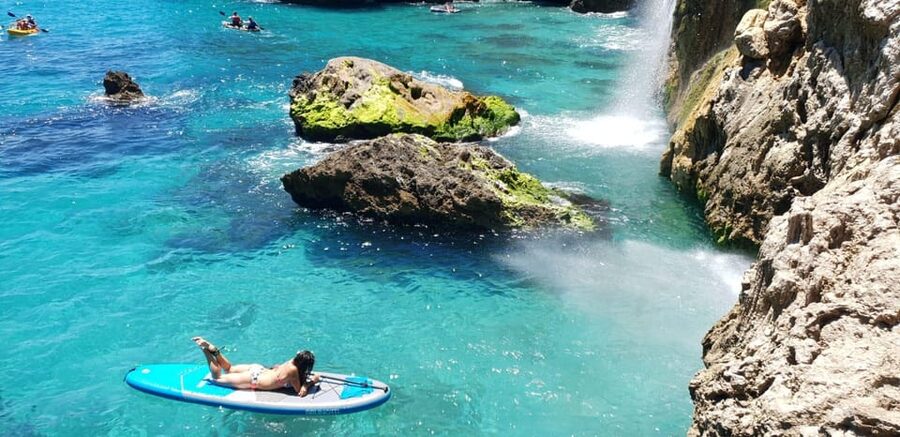 Ruta libre en paddel surf por la cascada de Nerja y Maro 😍 - The real advantage: route libre freedom (and how to use it well)
