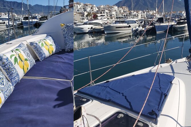 Shared Experience. Sunset Sailing Puerto Banus - Stop 3 snacks after swimming: the easiest part of the day