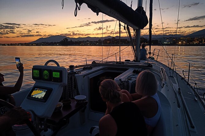 Sunset on Private Sailing boat Puerto Banus Marbella (10 pax) - Drinks and snacks: why the Cava changes the whole mood