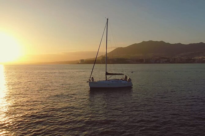 Sunset on Private Sailing boat Puerto Banus Marbella (10 pax) - The Golden Mile stretch: the main act before the sun drops