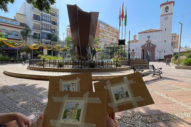 Tour and Drawing in Malaga - Mercado Central de Atarazanas: color and texture from real life