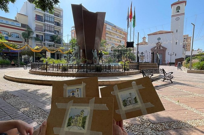 Tour and Drawing in Malaga - Teatro Romano de Malaga: history in street-level view